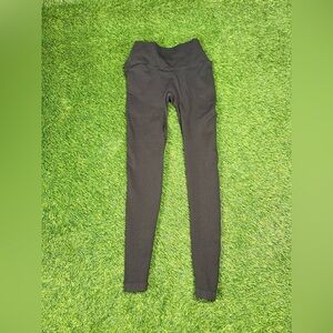 SKIMS Black Scrunch Butt Leggings Mid Rise Nylon Stretch Sculpting XXS/XS womens